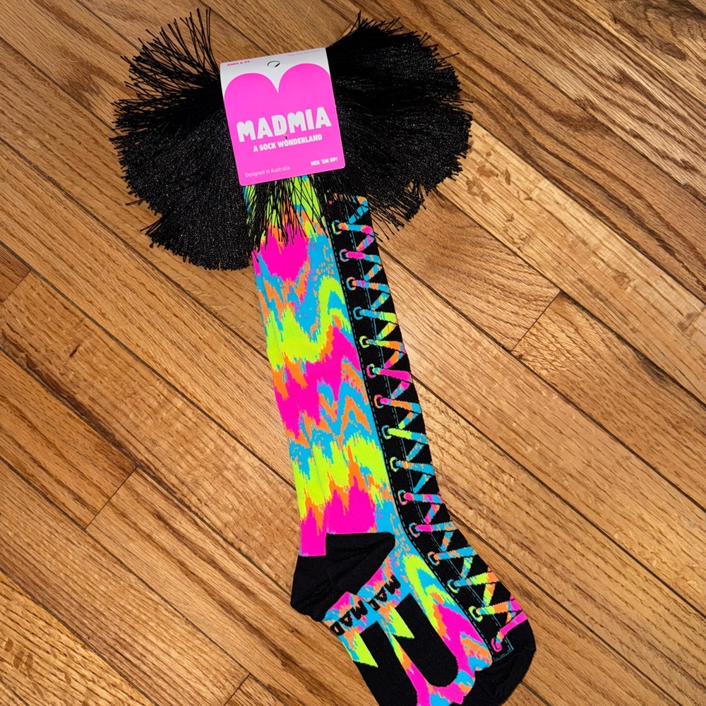 MADMIA Colorful Lace-Up Socks